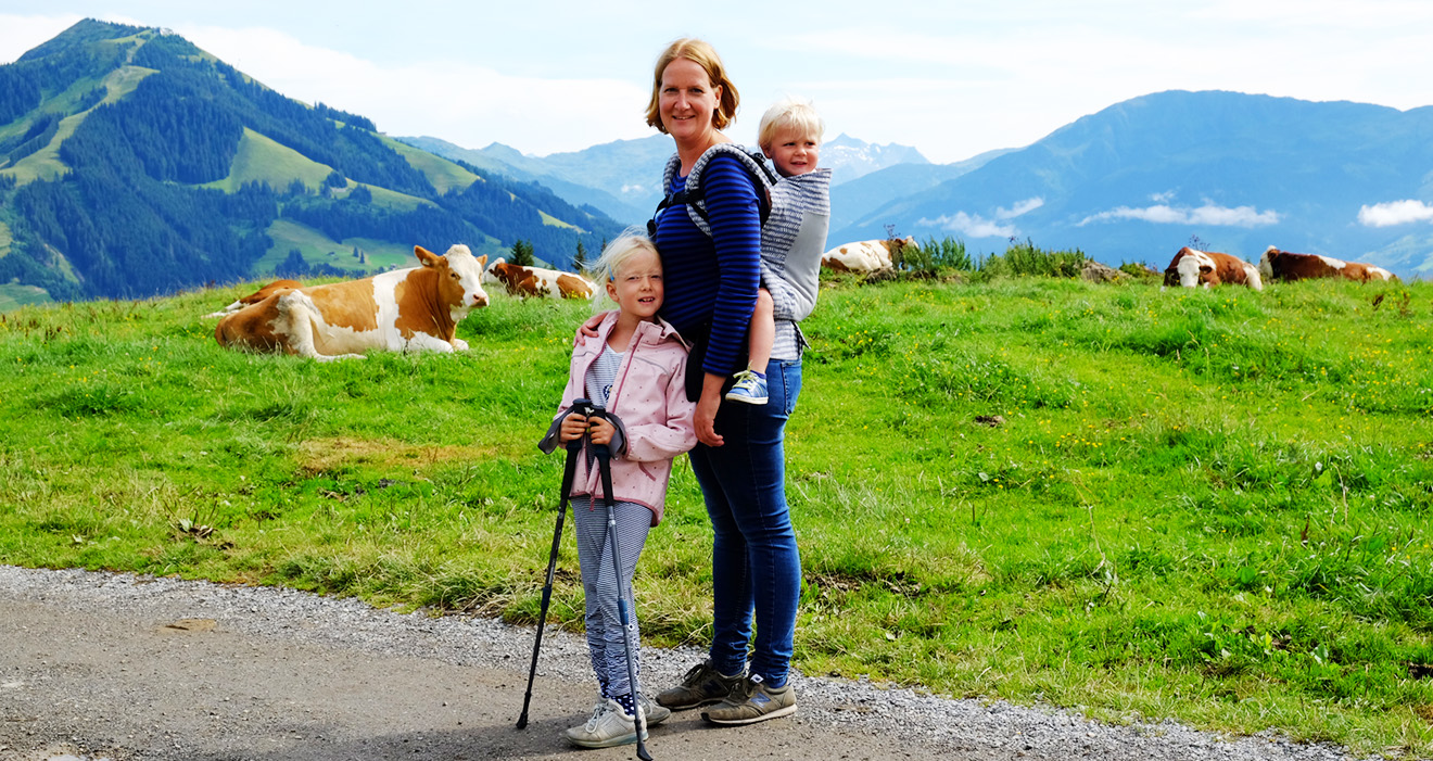 Draagzak bergen vakantie