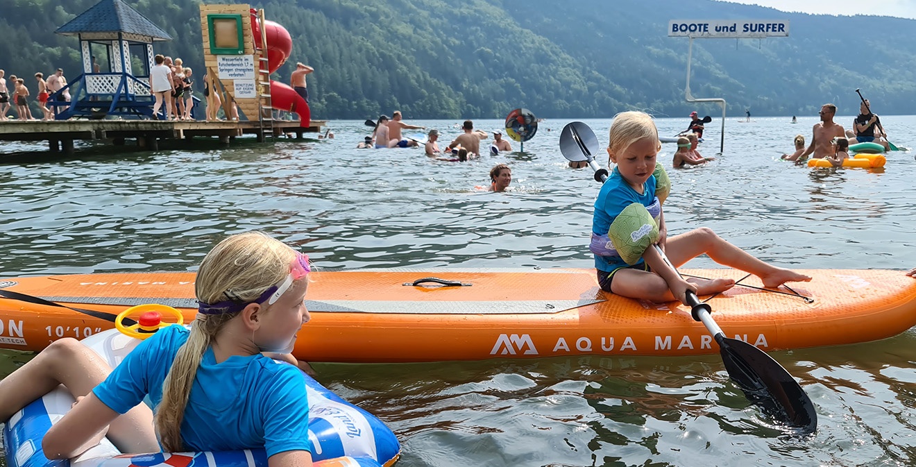 Suppen met kinderen op vakantie