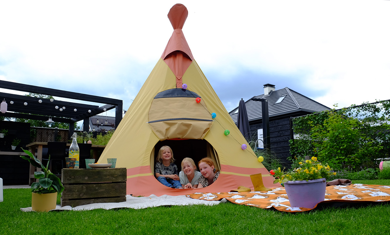 Slapen in een eigen tent