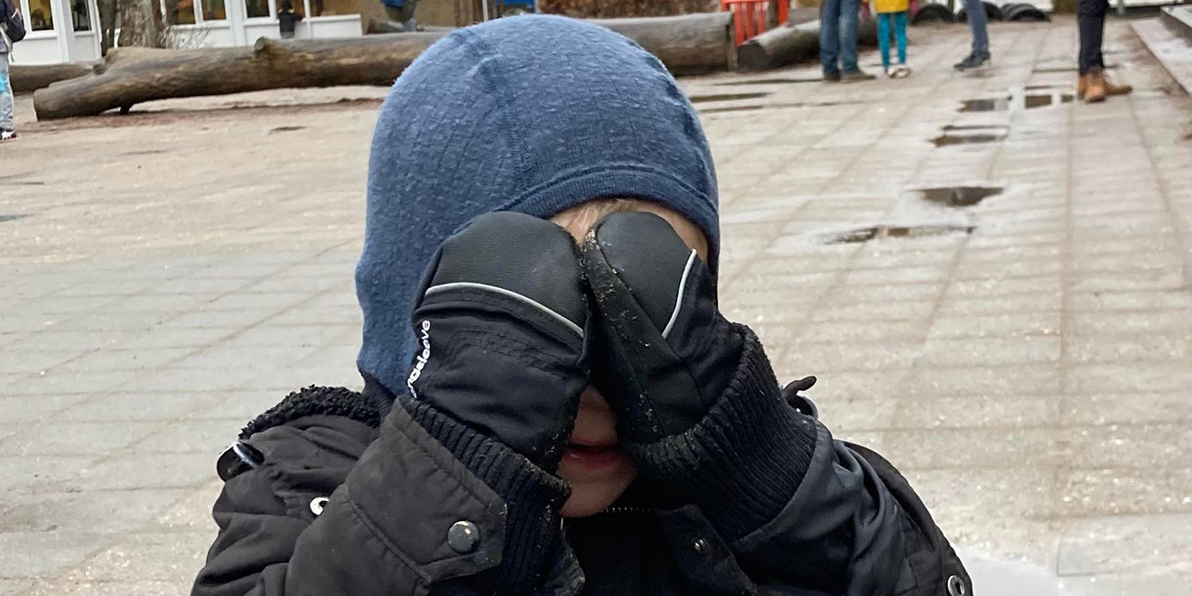 Uppels kinderhandschoen