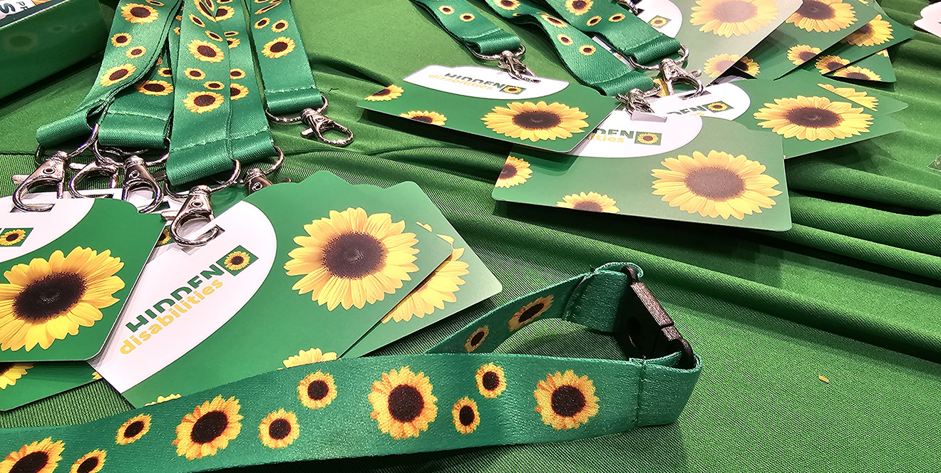 hidden disabilities sunflower keycord