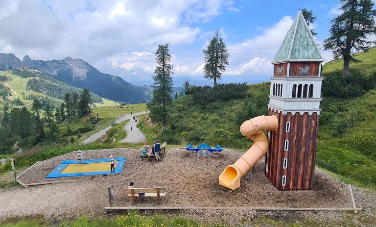 Kinderwandeling Aqua Trail BergWasser bij Nassfeld – Karinthië