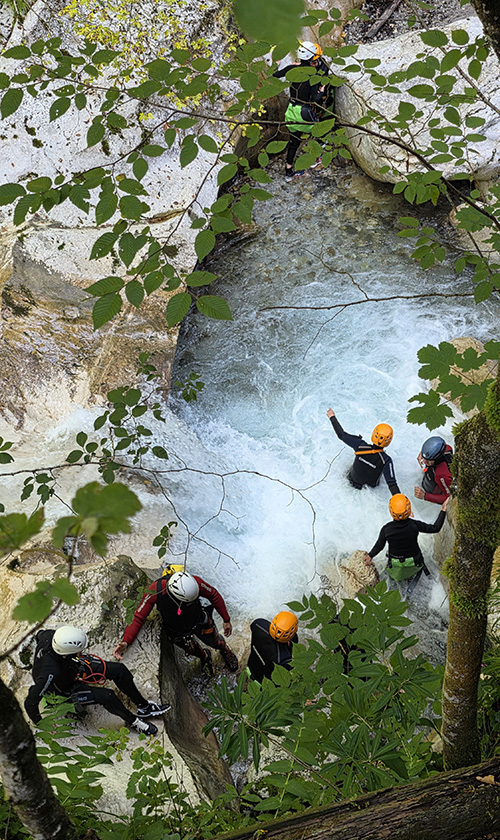 Family_canyoning